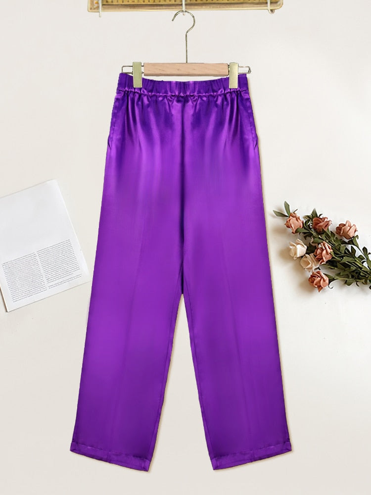 Purple Pencil Pants