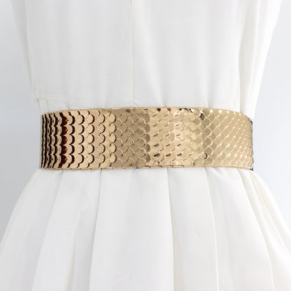 Gold Fish Scale Belt