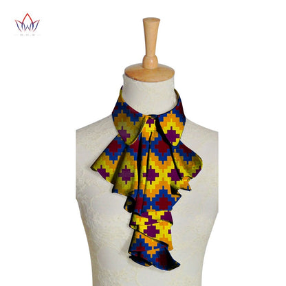 Ankara Print Faux Collar