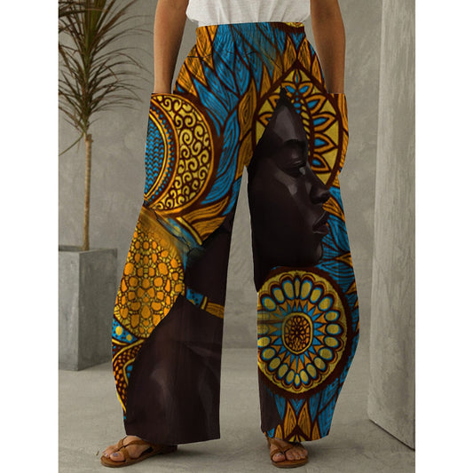 High-waist African Trousers
