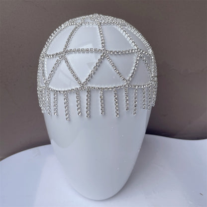 Crystal Mesh Cap