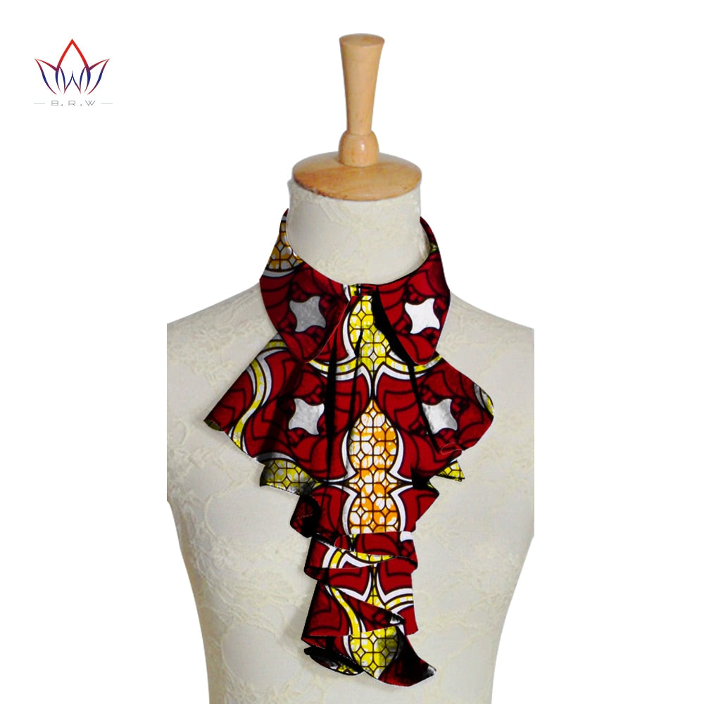 Ankara Print Faux Collar