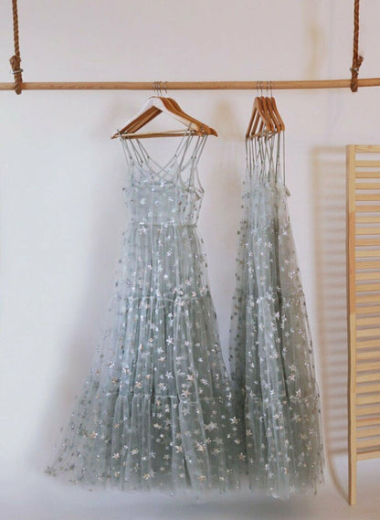 sparkling mesh dress