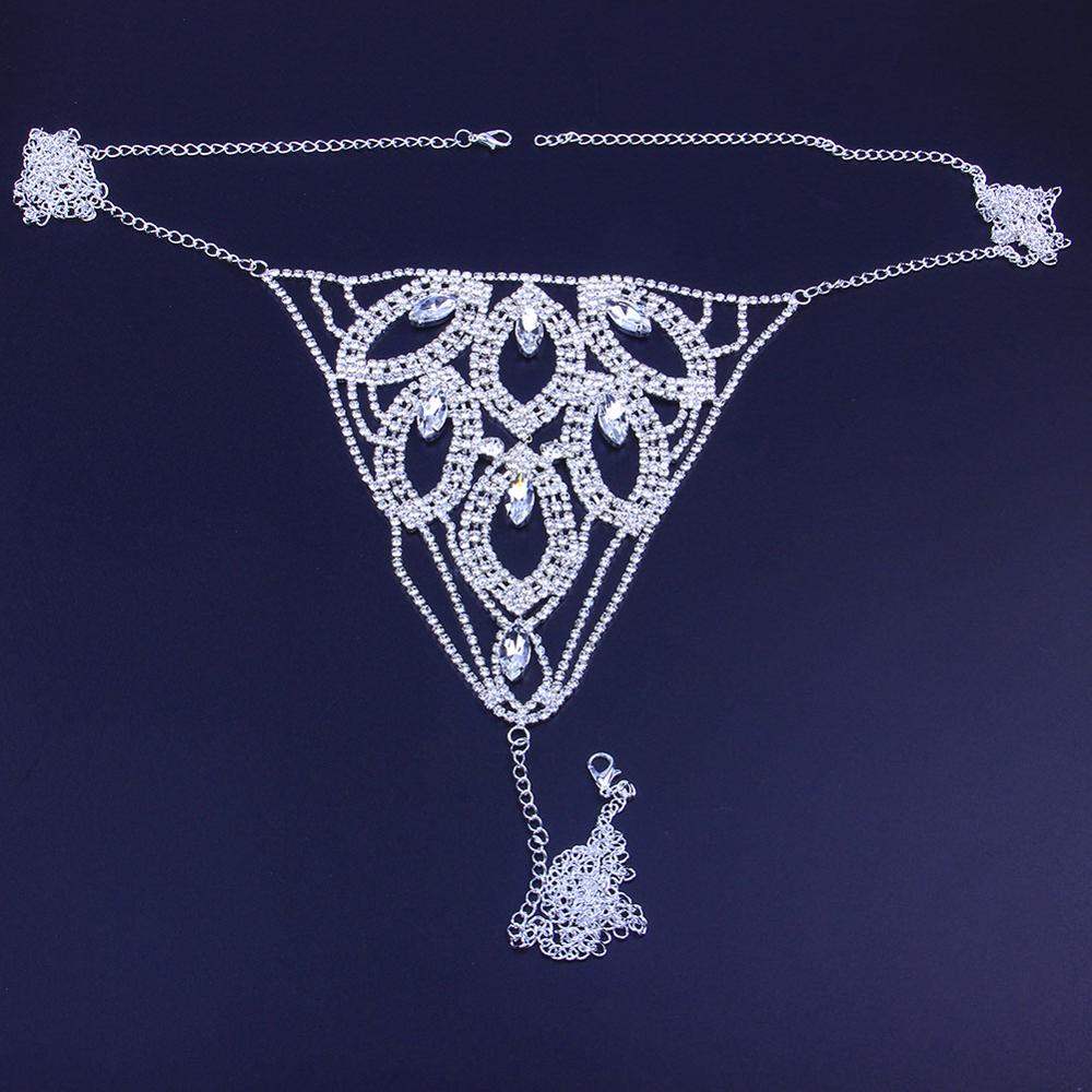 Crystal Leaf Thong