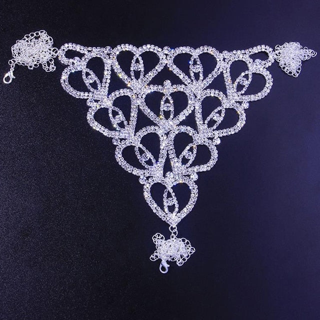 Rhinestone Thong