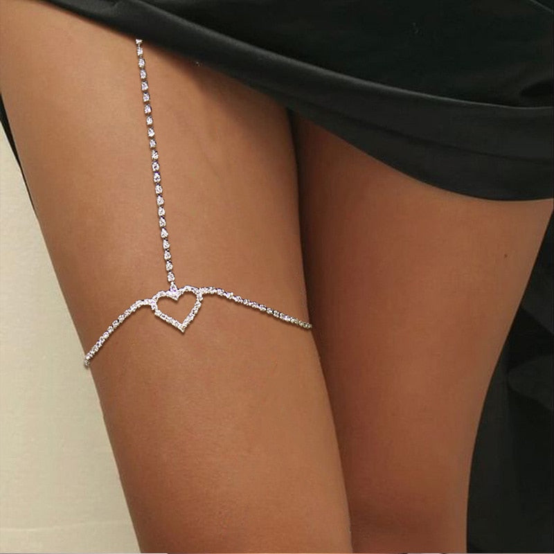 Heart Thigh Chain