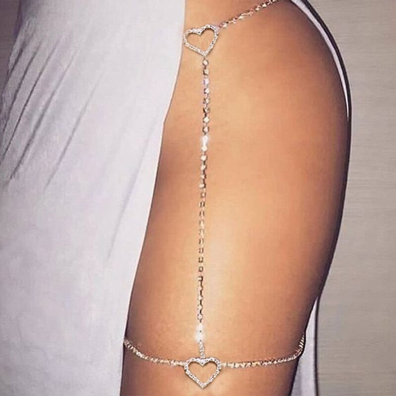 Heart Thigh Chain