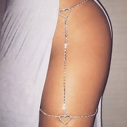 Heart Thigh Chain